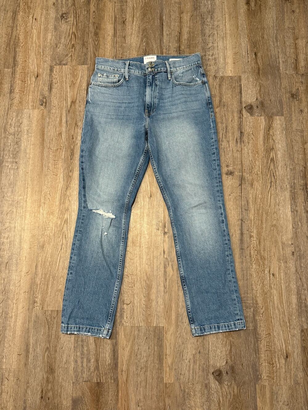 FRAME Women's Heritage Sylvie High Rise Straight Jean Size 30